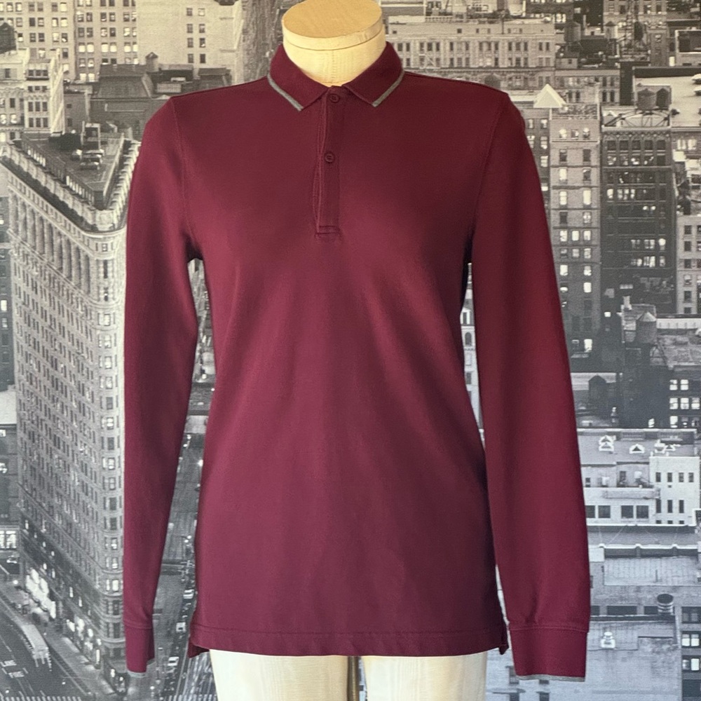 Massimo Dutti Long Sleeve Polo